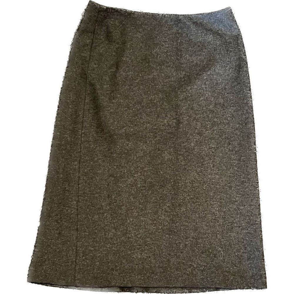 BCBG, MAXAZRIA, wool blend, midi a-line modest, workwear skirt, size 2 
